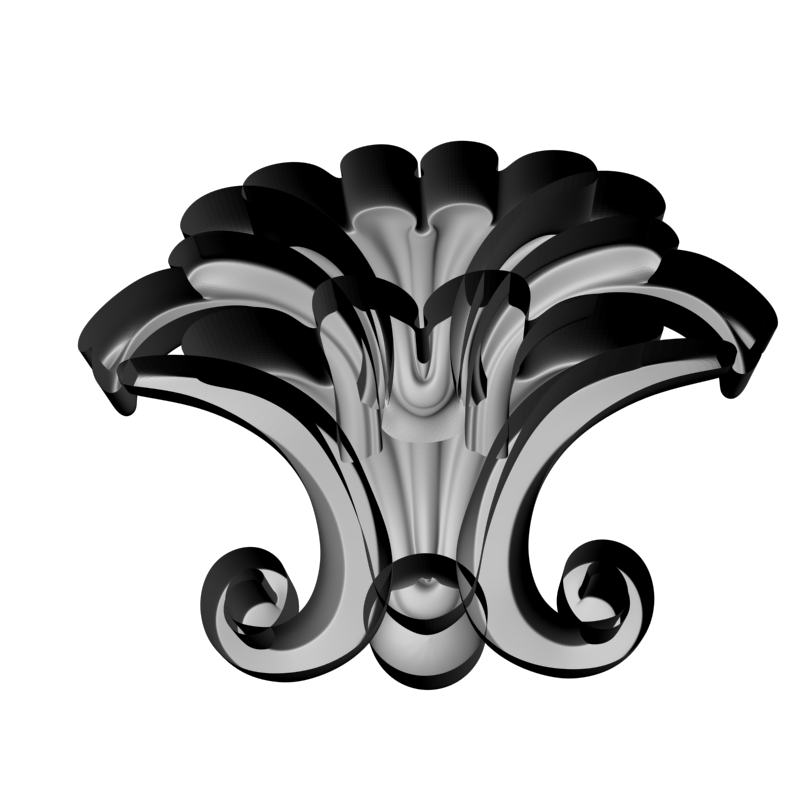 картинка Элемент декора D10-540 3D-STL.COM