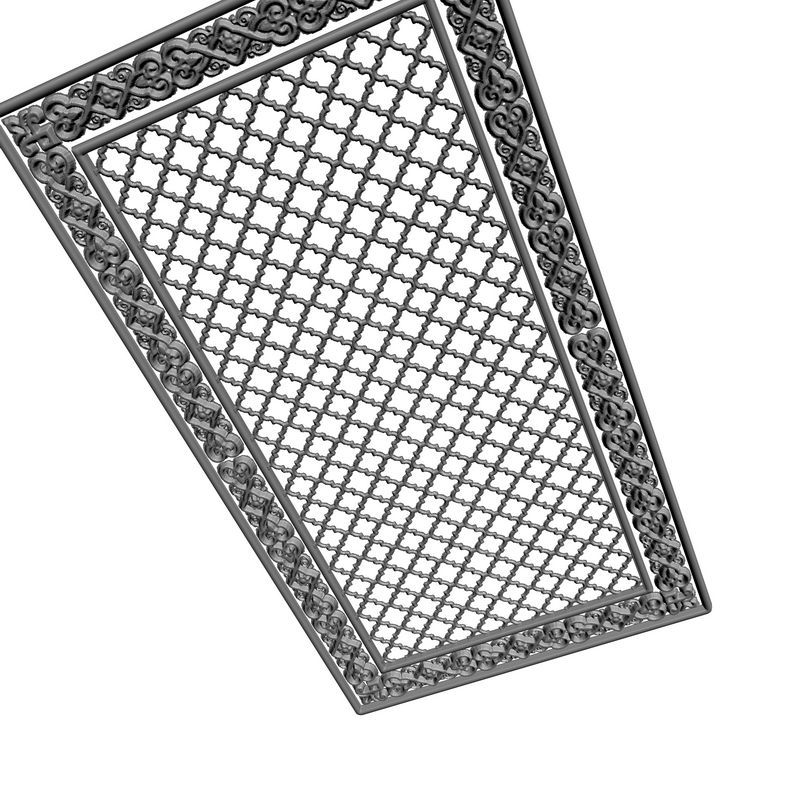 картинка Решётка резная D15-007 3D-STL.COM