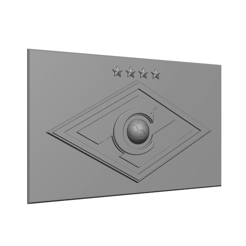 картинка Спартак эмблема RG3-034 3D-STL.COM
