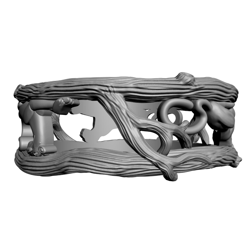 картинка Кольцо пантера RY2-182 3D-STL.COM