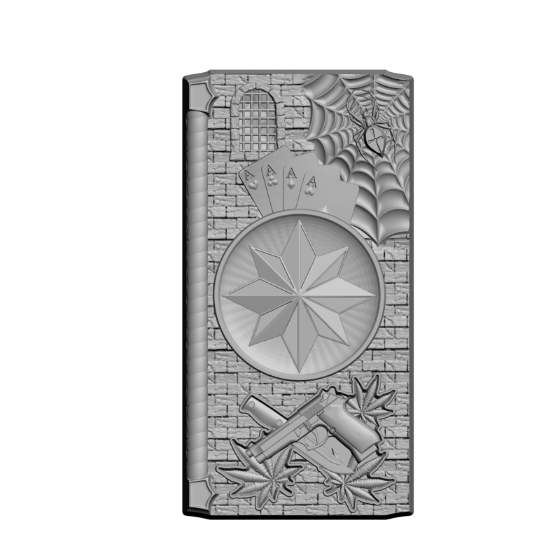 картинка Нарды тюремные PI2-123 3D-STL.COM
