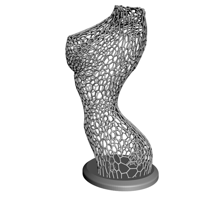 картинка Бюст женский L2-031 3D-STL.COM