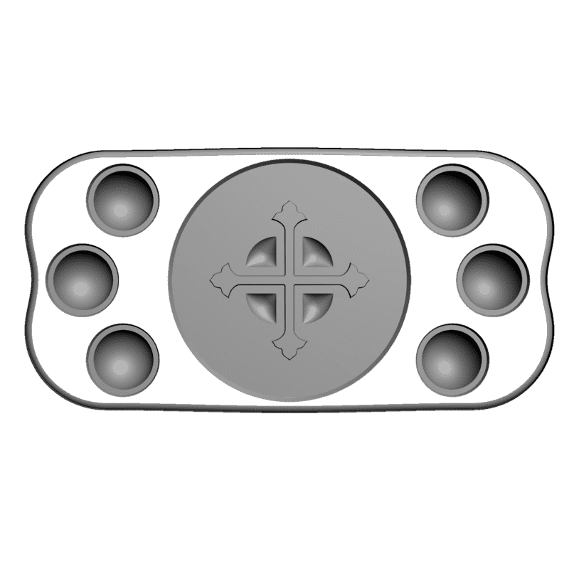 картинка Пасхальный поднос V8-020 3D-STL.COM