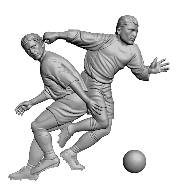 картинка Футболисты L1-057 3D-STL.COM