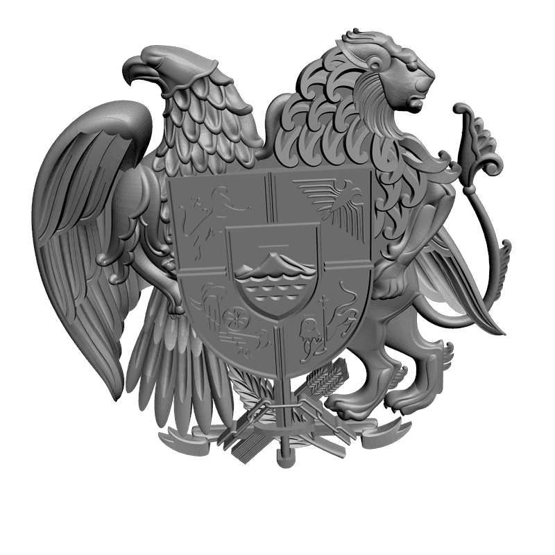 картинка Герб Армении RG1-031 3D-STL.COM