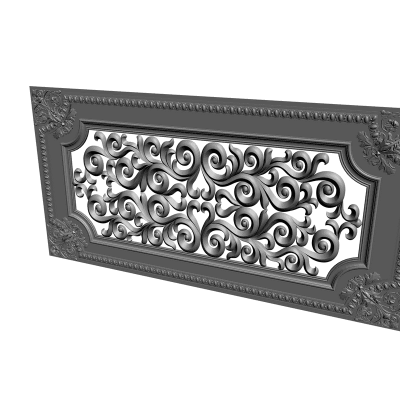картинка Решётка резная D15-006 3D-STL.COM
