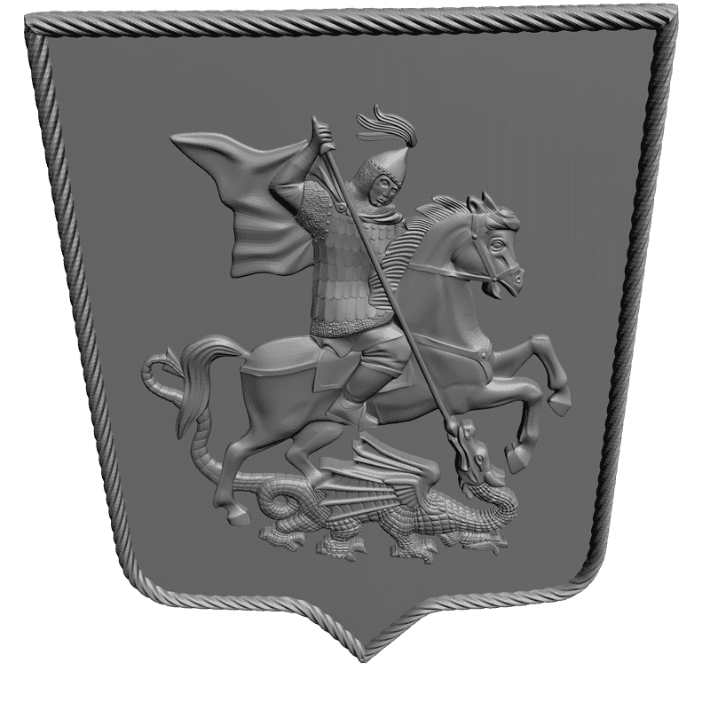 картинка Герб Москвы RG1-025 3D-STL.COM