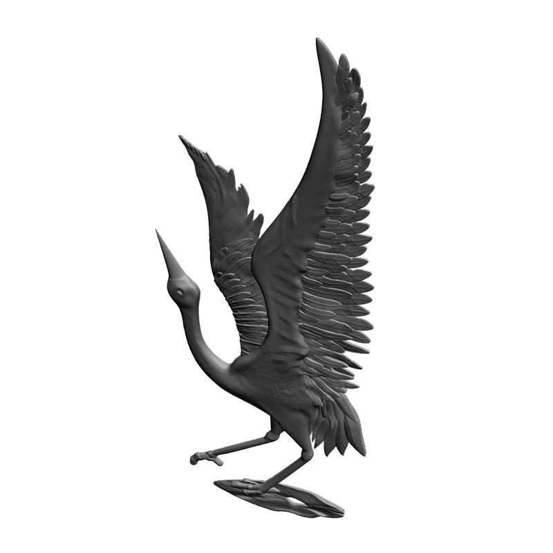картинка Журавль F3-022 3D-STL.COM