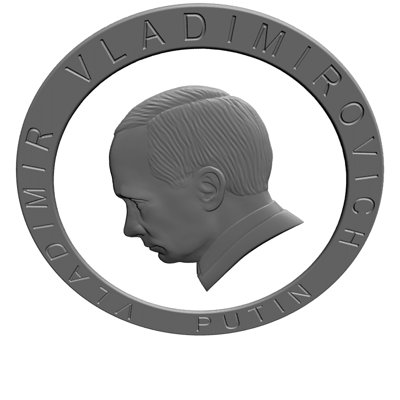 картинка Путин L1-040 3D-STL.COM