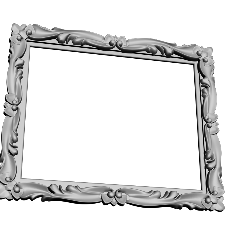 картинка Рамка резная D14-657 3D-STL.COM