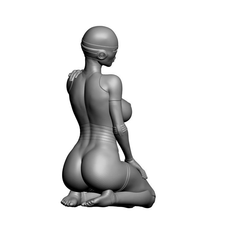 картинка Обнажённая девушка L3-331 3D-STL.COM