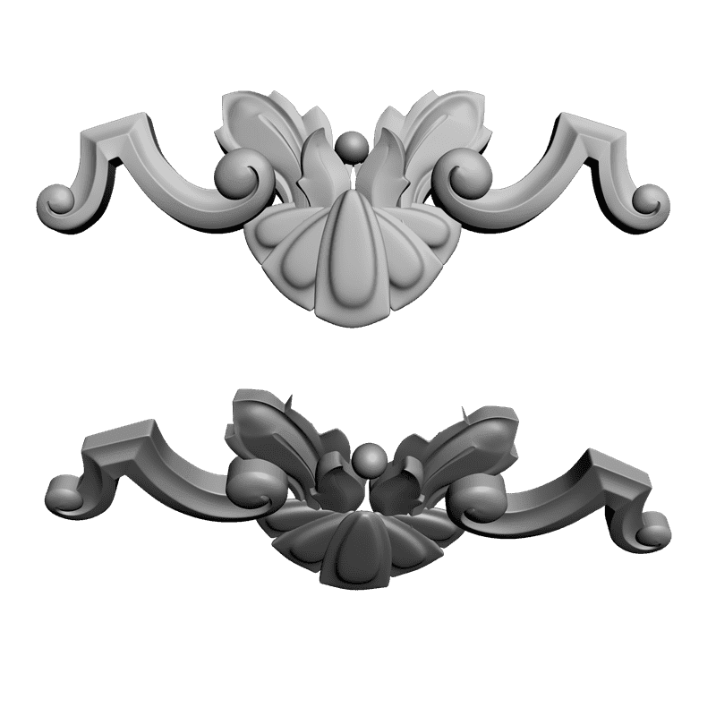 картинка Декор низ D4-052 3D-STL.COM