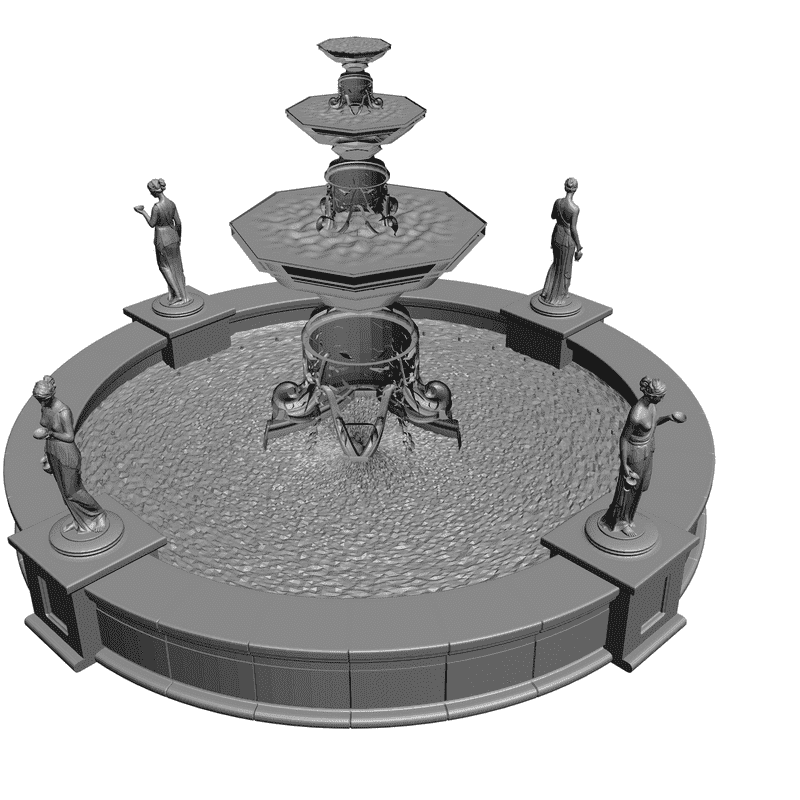 картинка Фонтан H1-007 3D-STL.COM