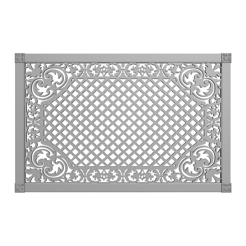 картинка Решётка резная D15-002 3D-STL.COM