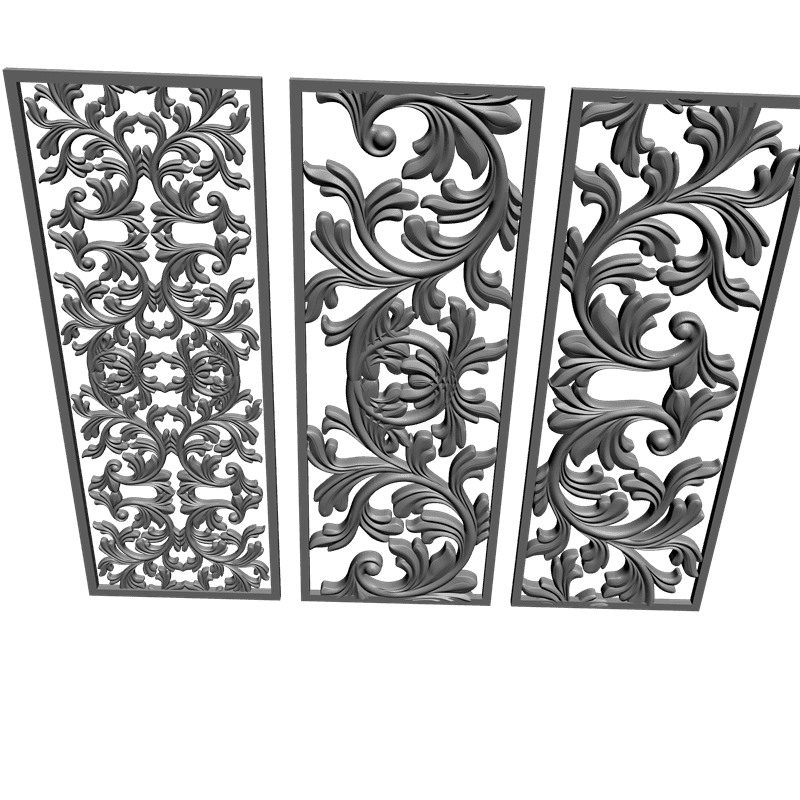 картинка Панель резная D11-100 3D-STL.COM